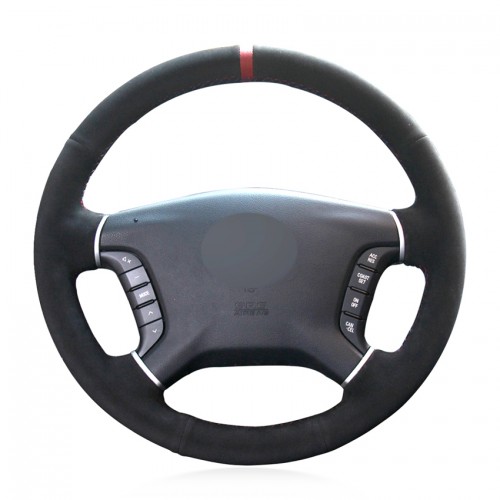 Loncky Auto Custom Fit OEM Black Suede Wheel Covers for Mitsubishi Pajero 2007-2014 Galant 2008-2012 Accessories