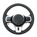 111Loncky Auto Custom Fit OEM Black Genuine Leather Steering Wheel Covers for Mitsubishi Lancer 10 EVO Evolution Accessories