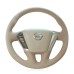 111 Loncky Auto Custom Fit OEM Beige Genuine Leather Car Steering Wheel Cover for Nissan Murano 2009 2010 2011 2012 2013 2014 Nissan Quest 2011 2012 2013 2014 2015 Accessories