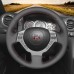 111Loncky Auto Custom Fit OEM Black Genuine Leather Car Steering Wheel Cover for Nissan GTR GT-R (Nismo) 2008 2009 2010 2011 2012 2013 2014 2015 2016 Accessories