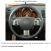 111Loncky Auto Custom Fit OEM Black Genuine Leather Car Steering Wheel Cover for Nissan Altima 2005 2006 Quest 2004 2005 2006 2007 2008 2009 Accessories