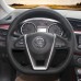 111Loncky Auto Custom Fit OEM Black Genuine Leather Car Steering Wheel Cover for Nissan Lannia 2015 2016 2017 2018 2019 Maxima 2016-2019 Accessories