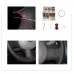 111Loncky Auto Custom Fit OEM Black Genuine Leather Car Steering Wheel Cover for Nissan March Sunny Versa 2013 Almera Accessories