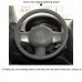 111Loncky Auto Custom Fit OEM Black Genuine Leather Car Steering Wheel Cover for Nissan March 2010-2015 Sunny 2011-2013 Cube (US) 2009-2014 Versa 2012-2014 NV200 Almera Accessories