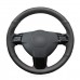 111Loncky Auto Custom Fit OEM Black Genuine Leather Steering Wheel Covers for Opel Astra (H) 2004-2009 / Zaflra (B) 2005-2014 / Signum 2005-2009 / Vectra (C) 2005-2009 / Vauxhall Astra 2004-2009 / Holden Astra 2004-2009 Accessories