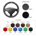 111Loncky Auto Custom Fit OEM Black Suede Leather Car Steering Wheel Cover for Opel Astra (G) 1998-2004 Zafira (A) 1999-2005 Agila (A) 2000-2004 Accessories