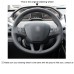 111Loncky Auto Custom Fit OEM Black Genuine Leather Steering Wheel Cover for Peugeot 208 2011 2012 2013 2014 2015 2016 2017 2018 2019 Peugeot 2008 2013 2014 2015 2016 2017 2018 2019 Accessories 