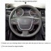 111Loncky Auto Custom Fit OEM Black Genuine Leather Black Suede Steering Wheel Cover for Peugeot 508 2011 2012 2013 2014 2015 2016 2017 2018 Peugeot 508 SW 2011 2012 2013 2014 2015 2016 2017 2018 Accessories