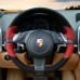 111Loncky Auto Custom Fit OEM Black Suede Red Leather Car Steering Wheel Cover for Porsche 911 Porsche Boxster Porsche Cayenne Porsche Panamera Porsche Cayman Accessories