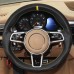 111Loncky Auto Custom Fit OEM Black Genuine Suede Car Steering Wheel Cover for 2015-2017 Parsche Cayenne S Cayenne Base Cayenne E-Hybrid S Porsche Macan/2015 Porsche 918 Spyder/2017 Porsche 718 Boxster 718 Cayman Porsche 911/2016 Cayman GT4