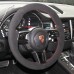 111Loncky Auto Custom Fit OEM Black Suede Car Steering Wheel Cover for 2015-2017 Parsche Cayenne S Cayenne Base Cayenne E-Hybrid S Porsche Macan/2015 Porsche 918 Spyder/2017 Porsche 718 Boxster 718 Cayman Porsche 911/2016 Cayman GT4