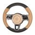 111Loncky Auto Custom Fit OEM Brown Genuine Suede Car Steering Wheel Cover for 2015-2017 Parsche Cayenne S Cayenne Base Cayenne E-Hybrid S Porsche Macan/2015 Porsche 918 Spyder/2017 Porsche 718 Boxster 718 Cayman Porsche 911/2016 Cayman GT4
