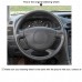 111Loncky Auto Custom Fit OEM Black Genuine Leather Steering Wheel Covers for Renault Laguna 2004-2007 Vel Satis 2001-2005 Accessories