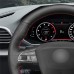 111Loncky Auto Custom Fit OEM Black Genuine Leather Car Steering Wheel Cover for Seat Leon 5F Mk3 2013-2019 / Ibiza 6J 2016-  2019 / Tarraco 2019 / Arona 2018-2019 / Ateca 2016-2019 / Alhambra 2016 2019