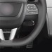111Loncky Car Custom Fit OEM Black Genuine Leather Steering Wheel Cover for Seat Leon (Cupra) MK2 1P 2009 2010 2011 2012 Accessories