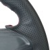 Loncky Auto Custom Fit OEM Black Genuine Leather Car Steering Wheel Cover for Skoda Yeti 2014 2015 2016 Rapid 2015 Accessories