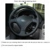 111Loncky Auto Custom Fit OEM Black Genuine Leather Steering Wheel Covers for Subaru Forester 2005 2006 2007 2008 Subaru Impreza 2005 2006 2007 Subaru WRX STI Accessories