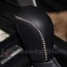 Loncky Car Black Genuine Leather Custom Fit Gear Shift Knob Cover for 2014  2015 2016 2017 Subaru Forester 2012 2013 2014 2016 Subaru Impreza 2013 2015  2015 Subaru XV Crosstrek 2016 2017 Subaru Crosstrek Automatic Interior  Accessories