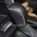 111Loncky Car Black Genuine Leather Custom Fit Gear Shift Knob Cover for  2014 2015 2016 2017 Subaru Forester 2012 2013 2014 2016 Subaru Impreza 2013 2015 2015 Subaru XV Crosstrek 2016 2017 Subaru Crosstrek Automatic Interior Accessories