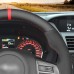 111Loncky Auto Leather Custom Steering Wheel Cover for Subaru WRX 2015 2016 2017 2018 2019 Levorg 2015-2019 Interior Accessories