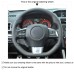 111Loncky Auto Custom Fit OEM Black Genuine Leather Car Steering Wheel Cover for Subaru WRX 2015 2016 2017 2018 2019 Subaru Levorg 2015 2016 2017 2018 2019 Accessories