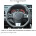 111Loncky Auto Leather Custom Steering Wheel Cover for Subaru WRX 2015 2016 2017 2018 2019 Levorg 2015-2019 Interior Accessories