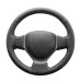 111Loncky Auto Custom Fit OEM Black Genuine Leather Steering Wheel Covers for Suzuki Swift 2011-2017 Vitara 2015-2019 Celerio 2015-2019 SX4 Accessories