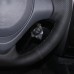 111Loncky Auto Custom Fit OEM Black Genuine Leather Steering Wheel Covers for Suzuki Jimny 2015 2016 2017 2018 Accessories