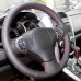 111Loncky Auto Custom Fit OEM Black Genuine Leather Steering Wheel Covers for Suzuki Grand Vitara 2006 2007 2008 2009 2010 2011 2012 2013 2014 Accessories