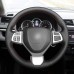 111Loncky Auto Custom Fit OEM Black Suede Steering Wheel Covers for Suzuki Swift Sport 2012 2013 2014 2015 2016 2017 Vitara S 2016 2017 2018 2019 Accessories