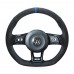 111Loncky Auto Custom Fit OEM Black Suede Leather Car Steering Wheel Cover for Volkswagen VW Jetta GLI 2015-2020 / VW Golf R 2015-2019 / VW Golf 7 MK7 Golf GTI 2015 2016 2017 2018 2019 2020 Accessories