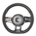 111Loncky Auto Custom Fit OEM Black Genuine Suede Leather Car Steering Wheel Cover for Volkswagen VW Jetta GLI 2015-2020 / VW Golf R 2015-2019 / VW Golf 7 MK7 Golf GTI 2015 2016 2017 2018 2019 2020 Accessories