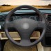 111Loncky Auto Custom Fit OEM Black Genuine Leather Steering Wheel Cover for Volkswagen VW Jetta 5 2006 2007 2008 2009 2010 Old Jetta Accessories 