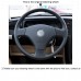 111Loncky Auto Custom Fit OEM Black Genuine Leather Steering Wheel Cover for Volkswagen VW Jetta 5 2006 2007 2008 2009 2010 Old Jetta Accessories 