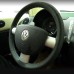 111Loncky Auto Custom Fit OEM Black Genuine Leather Car Steering Wheel Cover for Volkswagen VW Beetle 2003 2004 2005 2006 2007 2008 2009 2010 Accessories