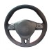 111Loncky Auto Custom Fit OEM Black Suede Leather Car Steering Wheel Cover for Volkswagen VW GOL Tiguan Passat B7 Passat CC Touran Jetta Mk6 Accessories