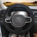 111Loncky Auto Custom Fit OEM Black Suede Car Steering Wheel Cover for Volvo XC90 2016 2017 2018 2019 2020 Interior Accessories Parts