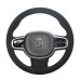 111Loncky Auto Custom Fit OEM Black Suede Car Steering Wheel Cover for Volvo XC90 2016 2017 2018 2019 2020 Interior Accessories Parts