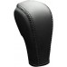 111Loncky Black Genuine Leather Car Custom Fit Gear Shift Knob Cover for Volvo S60 2011 2012 / Volvo S80 2007 2008 2009 2010 2011 2012 / Volvo V70 2008 2009 2010 / Volvo XC60 2010-2012 / Volvo XC70 2008-2012 Automatic Accessories