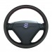 111Loncky Auto Custom Fit OEM Black Genuine Leather Car Steering Wheel Cover for Volvo S80 2004 2005 Volvo XC70 2004 2005 2006 2007 Accessories 