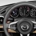 111Loncky Auto Custom Fit OEM Black Genuine Leather Steering Wheel Covers for Mazda MX-5 MX5 2016 2017 2018 2019 Accessories 