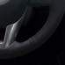 111Loncky Auto Custom Fit OEM Black Suede Leather Car Steering Wheel Cover for Mazda CX5 2013 2014 2015 2016 / Mazda 6 2014 2015 2016 / Mazda 3 2014 2015 2016 / Mazda CX3 2016 2017 / Yaris iA Scion iA Accessories