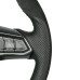 111Loncky Auto Custom Fit OEM Black Genuine Leather Black Suede Steering Wheel Covers for Mazda 3 Axela 2017-2019 Mazda 6 Atenza 2017-2020 Mazda CX-5 CX5 2017-2020 Mazda Mazda CX-9 CX9 2016-2020 Toyota Yaris 2019 2020 Accessories