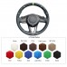 111Loncky Auto Custom Fit OEM Black Genuine Leather Black Suede Steering Wheel Covers for Mazda 3 Axela 2017-2019 Mazda 6 Atenza 2017-2020 Mazda CX-5 CX5 2017-2020 Mazda Mazda CX-9 CX9 2016-2020 Toyota Yaris 2019 2020 Accessories