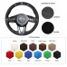 111Loncky Auto Custom Fit OEM Black Suede Car Steering Wheel Cover for Mazda 3 Axela 2017-2019 Mazda 6 Atenza 2017-2020 Mazda CX-5 CX5 2017-2020 Mazda Mazda CX-9 CX9 2016 2017 2018 2019 2020 Accessories 