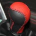 111Loncky Custom Fit Black Genuine Leather Gear Shift Knob Cover for Mazda CX-5 2013 2014 / Mazda CX-9 2013 2014 / Mazda 6 Mazda6 2014 / Mazda 3 2013 / Mazda 5 2013-2015 Touring Automatic Accessories 