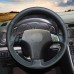 111Loncky Auto Custom Fit OEM Black Genuine Leather Steering Wheel Covers for Mazda 3 Axela 2004-2009 Mazda 5 2004-2010 Mazda 6 Atenza Mazda MPV Accessories