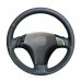 111Loncky Auto Custom Fit OEM Black Genuine Leather Steering Wheel Covers for Mazda 3 Axela 2004-2009 Mazda 5 2004-2010 Mazda 6 Atenza Mazda MPV Accessories