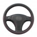 111Loncky Auto Custom Fit OEM Black Genuine Leather Steering Wheel Covers for Mazda 3 Axela 2004-2009 Mazda 5 2004-2010 Mazda 6 Atenza Mazda MPV Accessories