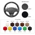 111Loncky Auto Custom Fit OEM Black Genuine Leather Steering Wheel Covers for Toyota Camry 2015 2016 2017 Avalon 2013 2014 2015 2016 2017 2018 Accessories